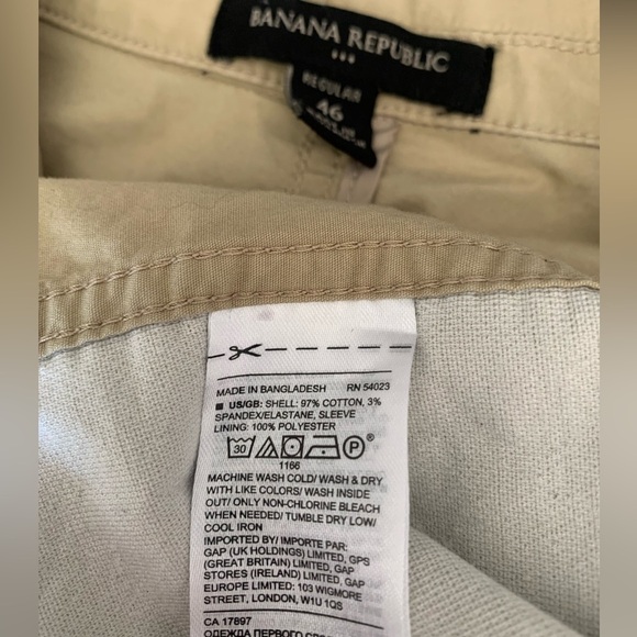 Banana Republic Men’s Khaki Casual Jacket, Oversized Button Down Front; Size 46 - Picture 4 of 7